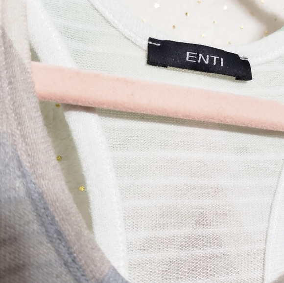 Mint & Gray Print "Glamour" Tank *Enti* Sz S* - Picture 4 of 6